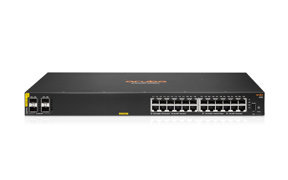 HPE Aruba 6100(JL678A)24G 4SFP+ Switch